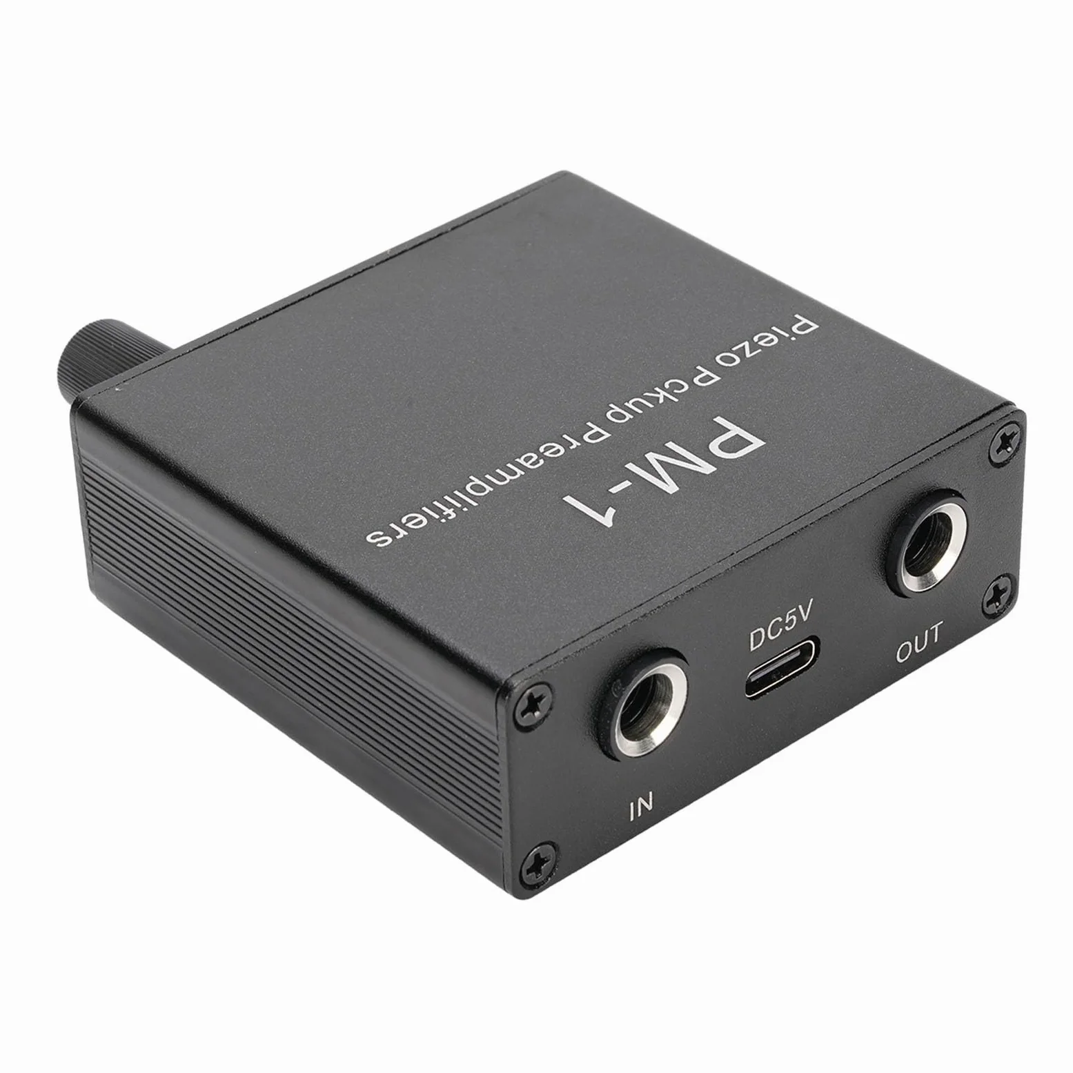 Piezo -Pickup -Vorverstärkerverstärker, Mikrofonverstärker Vorverstärker Wiederaufladbares Gitarren -Pickup -Vorverstärker mit Niedriger Frequenzgrenze, für String -Instrument,