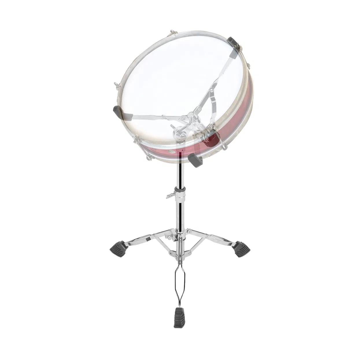 aleawol Snare Drum Ständer Höhenverstellbarer 40-55cm, Verstellbarer Winkel, Doppelstrebig Trommel Ständer für 25-38cm Snares Handpan Dumme Trommeln Stahlzungentrommeln