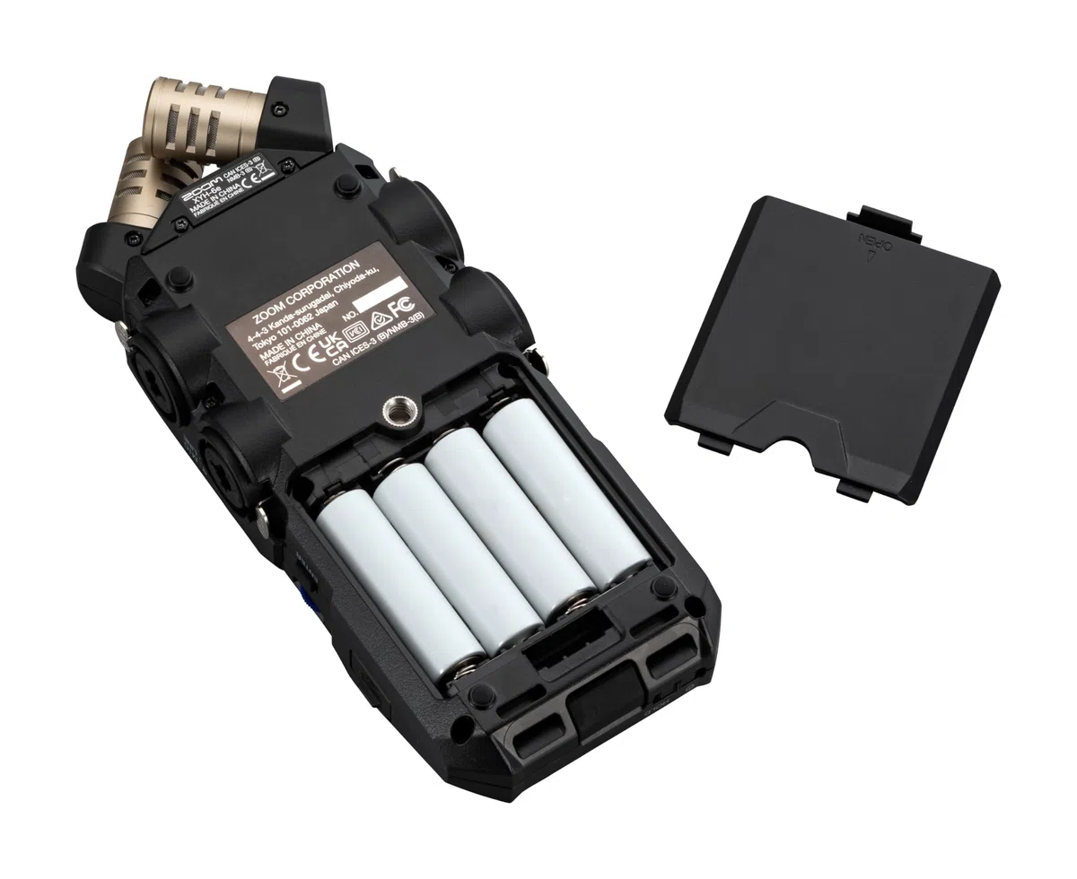 ZOOM H6essential Handy Recorder – Tragbarer 32-Bit-Float Audiorecorder mit 6-Spur-Aufnahme – Ideal für Podcasts, Musikaufnahmen, Filmton – Schwarz