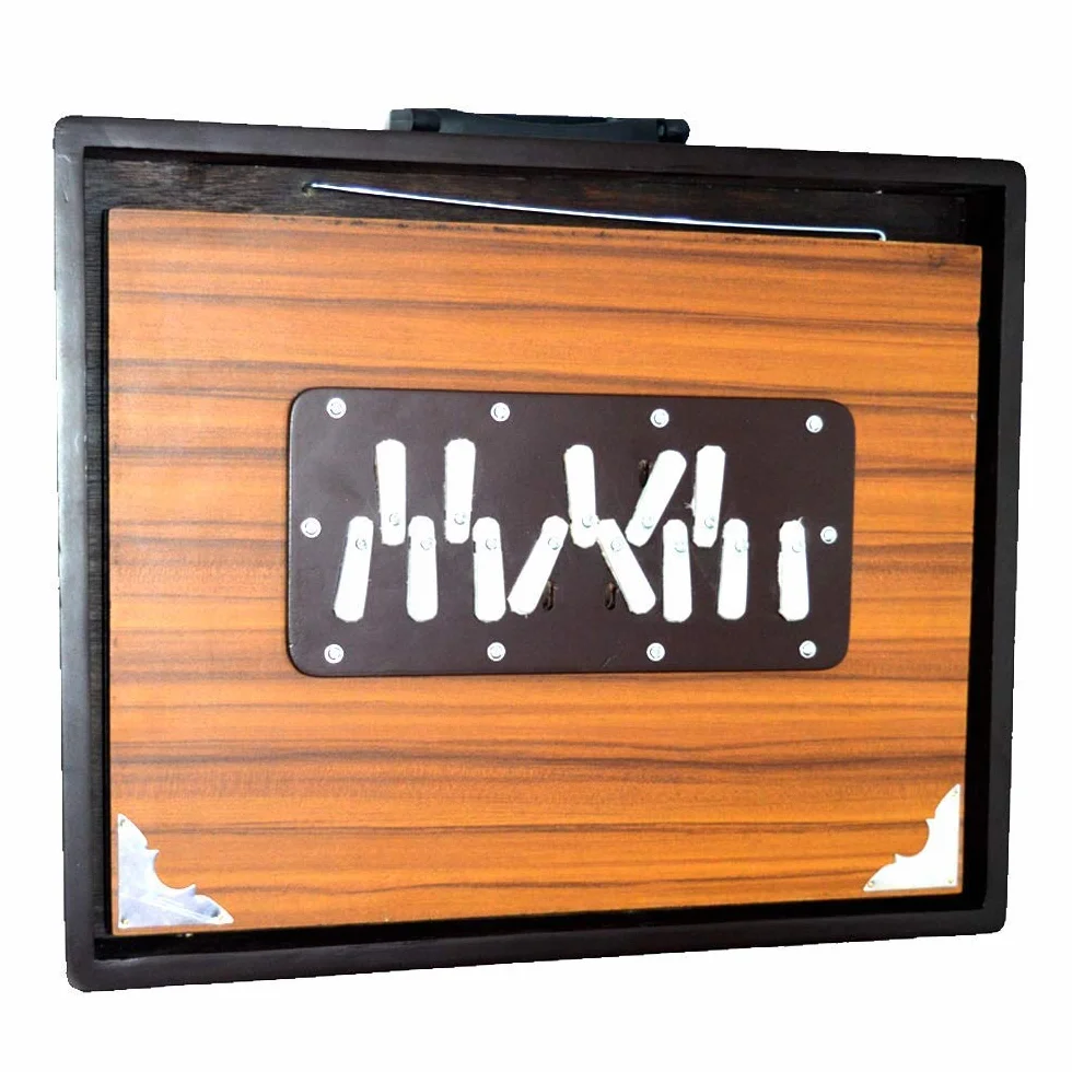 Indische Maharaja Shruti-Box – Teakholz Surpeti – 13 Drohnennoten C-to-C Shruthi indisches Musikinstrument