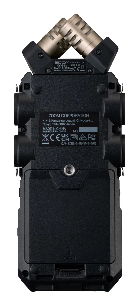ZOOM H6essential Handy Recorder – Tragbarer 32-Bit-Float Audiorecorder mit 6-Spur-Aufnahme – Ideal für Podcasts, Musikaufnahmen, Filmton – Schwarz