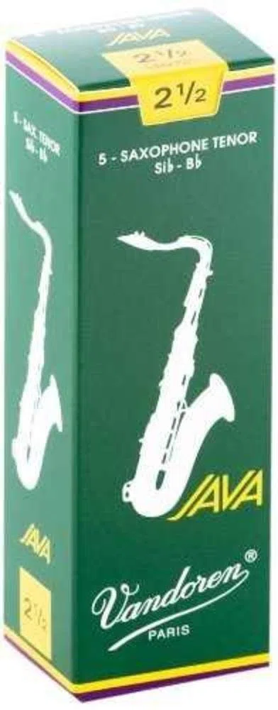 Vandoren Rohrblatt: JV26 für Tenorsaxophone (Stärke 2.5, 5 Stück)