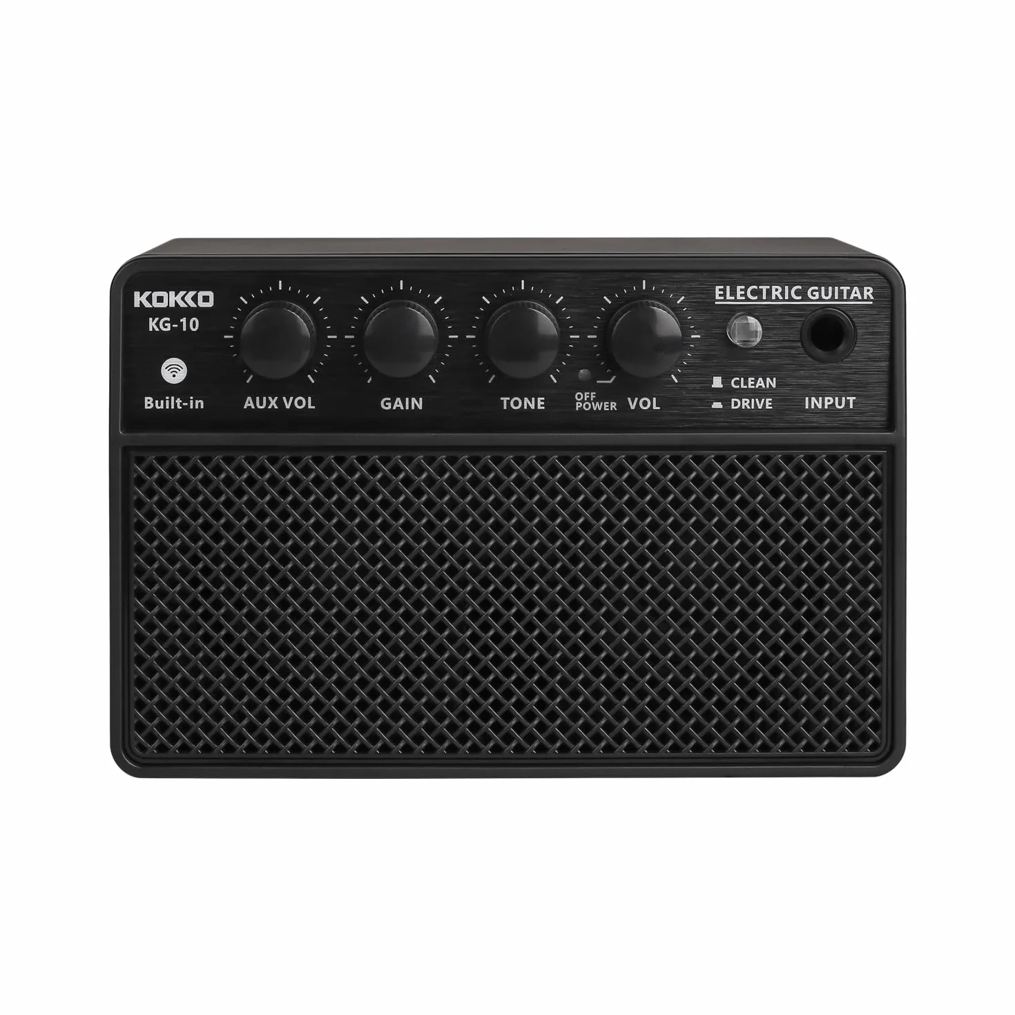 KOKKO KG10 Gitarren Effektpedal – Kompaktes Pedal für E-Gitarre, True Bypass, Robustes Metallgehäuse, Einfache Bedienung für Anfänger & Bühne