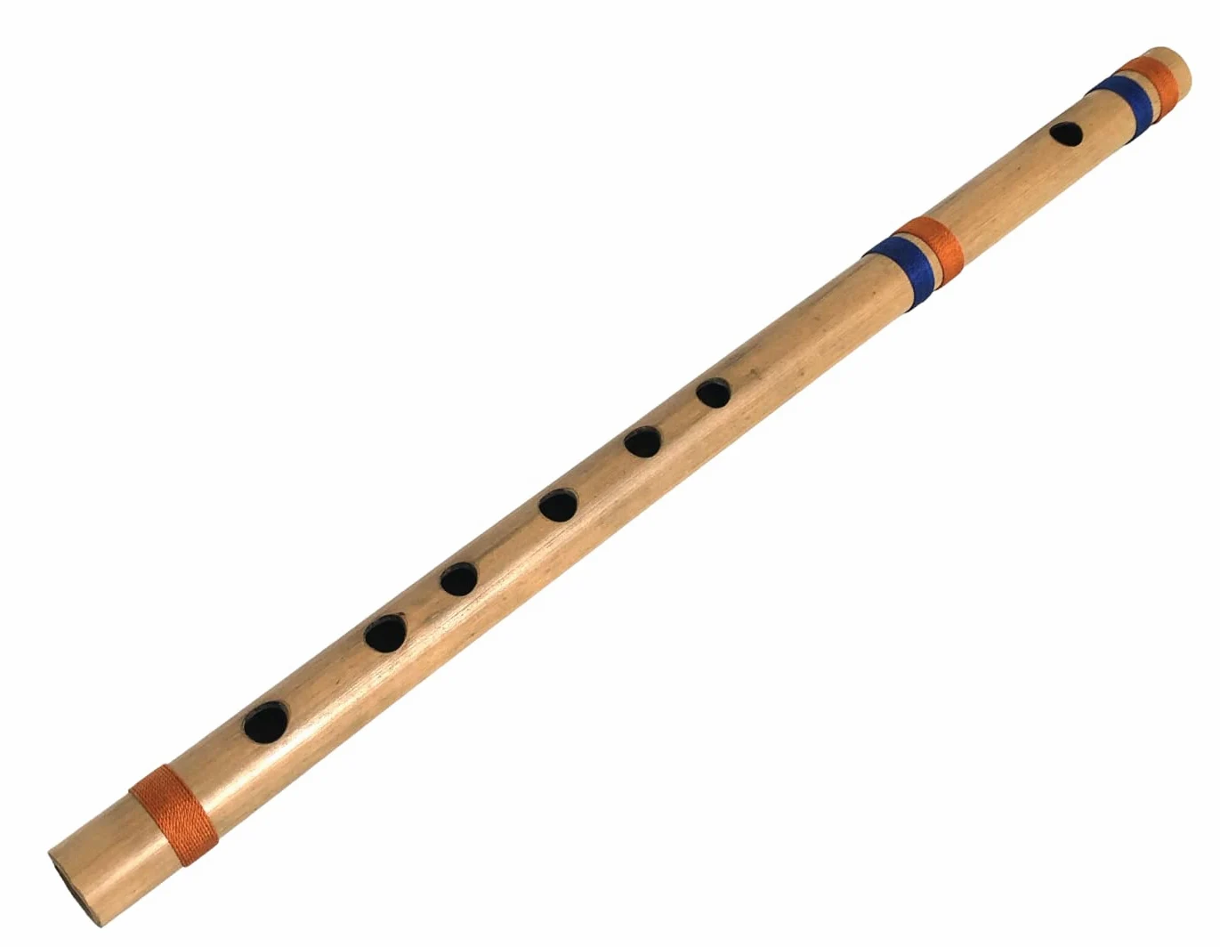 Nepalesische Bansuri | C-Skala | handgefertigt | Bambusflöte aus Holz | Holzbläser