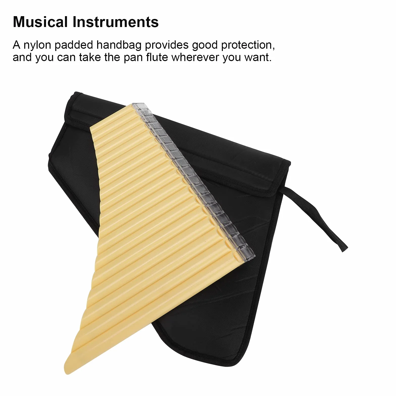 Blasinstrument, Traditionelle Panflöte Kinder Kunststoff für Anfänger für Lehrpersonal für Erwachsene(#1)