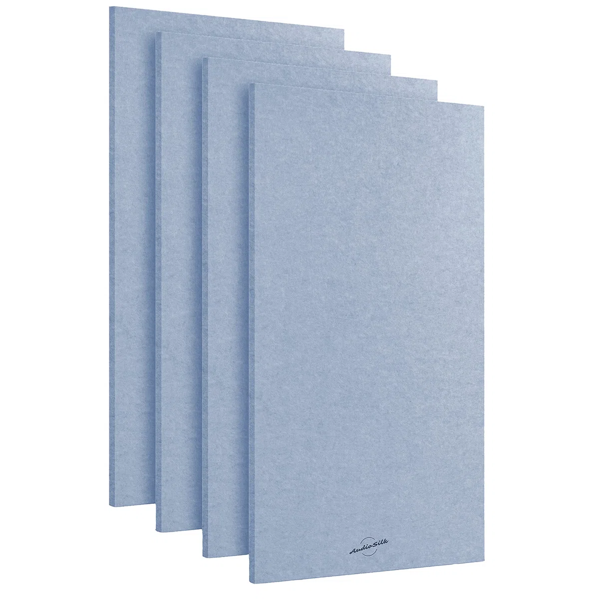 Akustikpaneele Schallabsorber, 4er ROOM KIT, groß, 116 x 58 cm, Hellblau