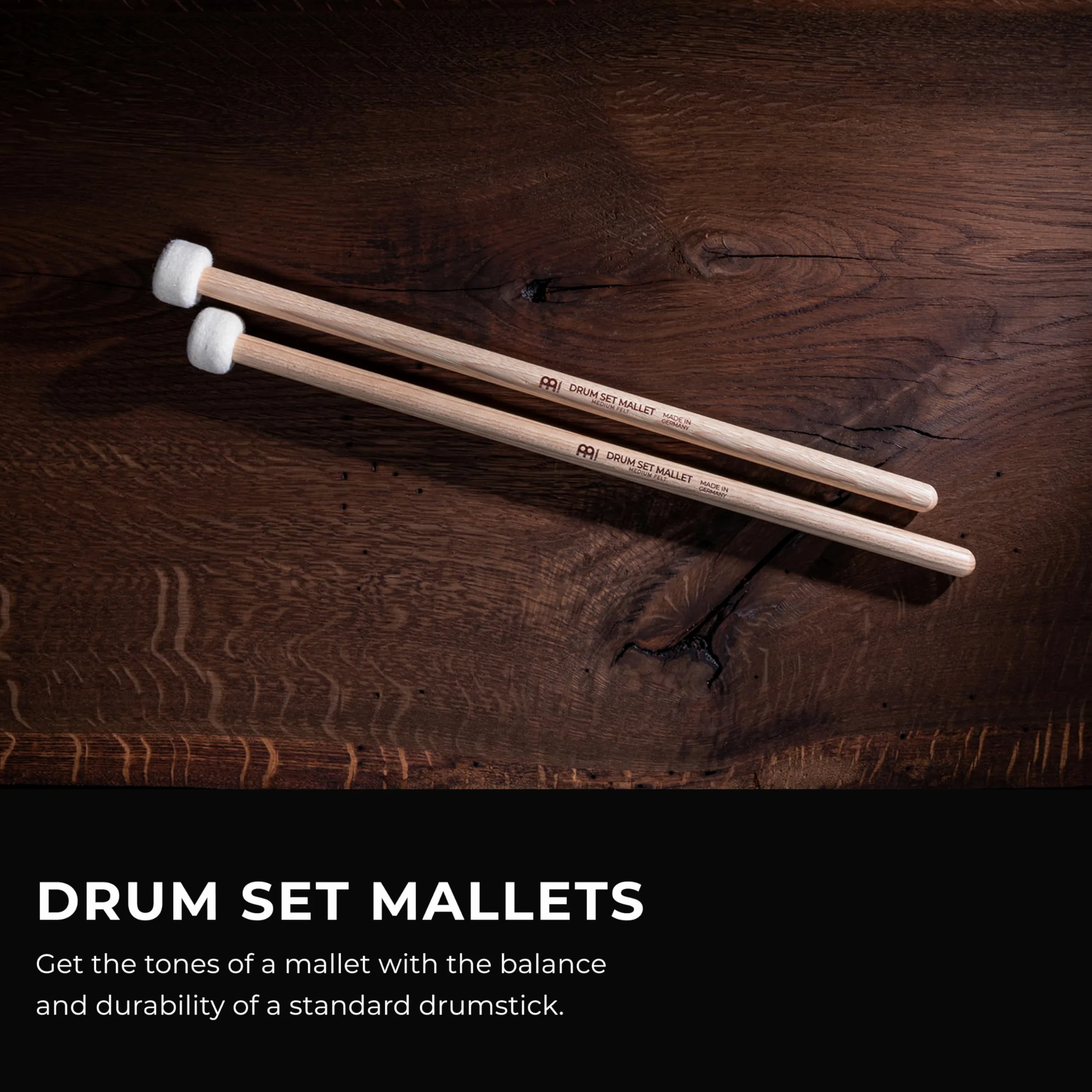 Meinl Medium Drumset Mallet - Concert Percussion Schlägel