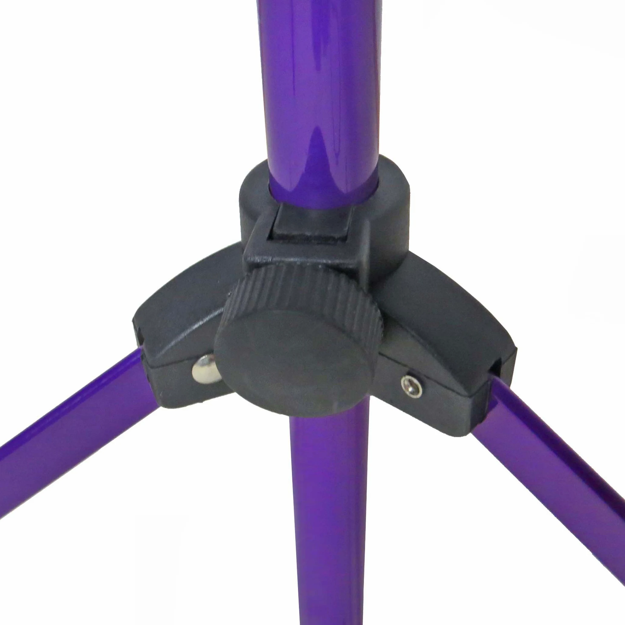 keepdrum MUS2 FL Flieder Notenständer Lila + Tasche + 4 Stück Clip Notenklammer