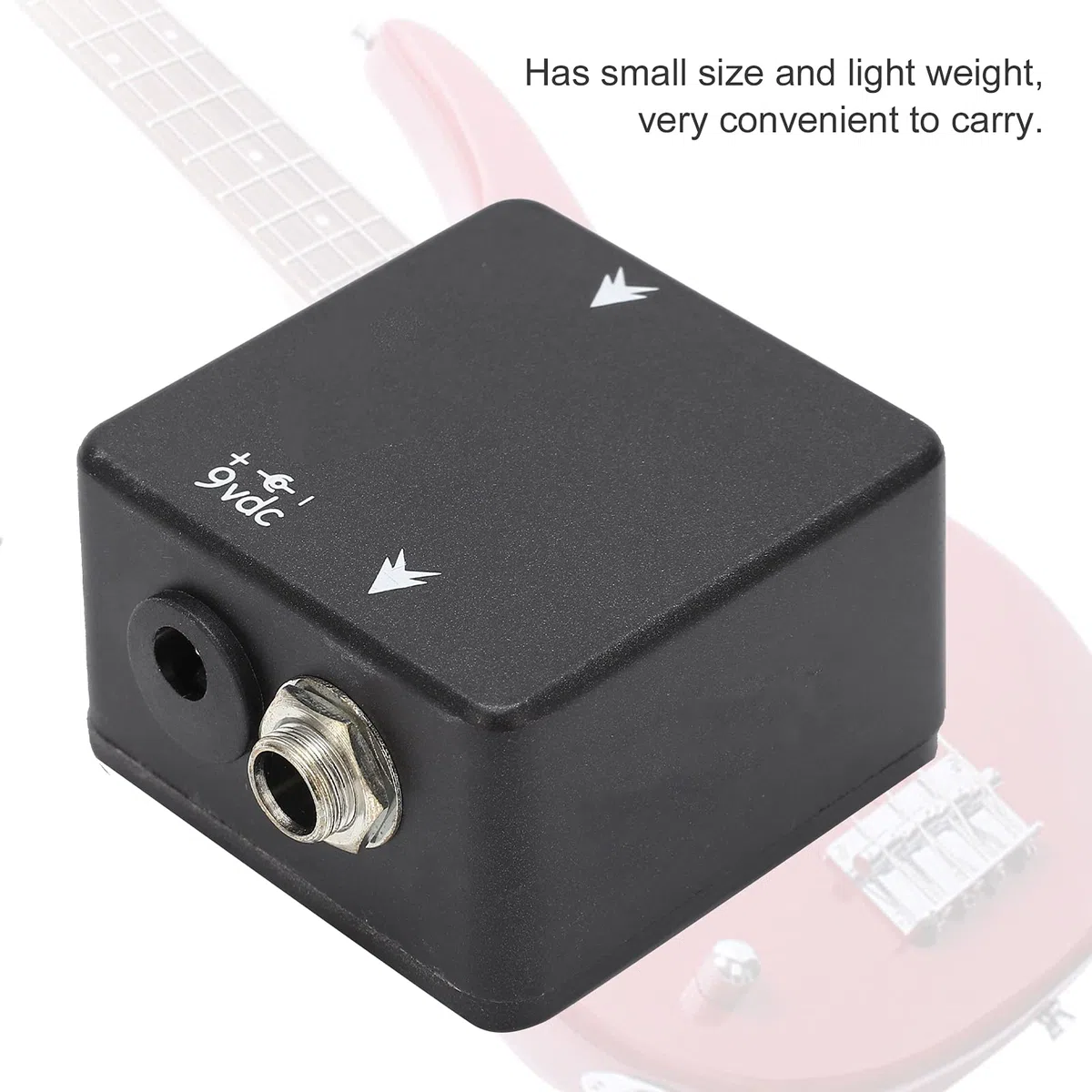 Gitarrenpedalplatine, Mini Tragbares Pure Buffer Tuner Pedal Akustikgitarrenpedal Gitarreneffektpedalplatine E-Gitarren-Effektpedal für E-Gitarren-Bass
