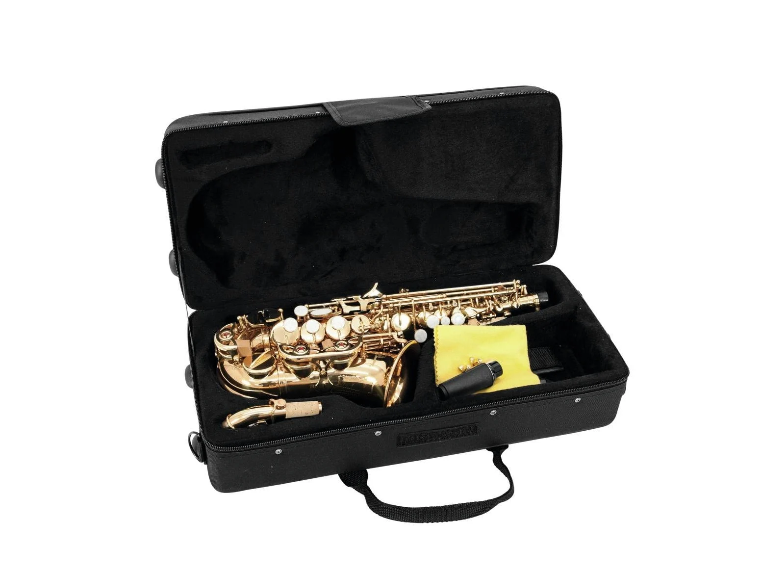 DIMAVERY SP-20 Bb Sopransaxophon, gold | Sopran-Saxophon, gebogen