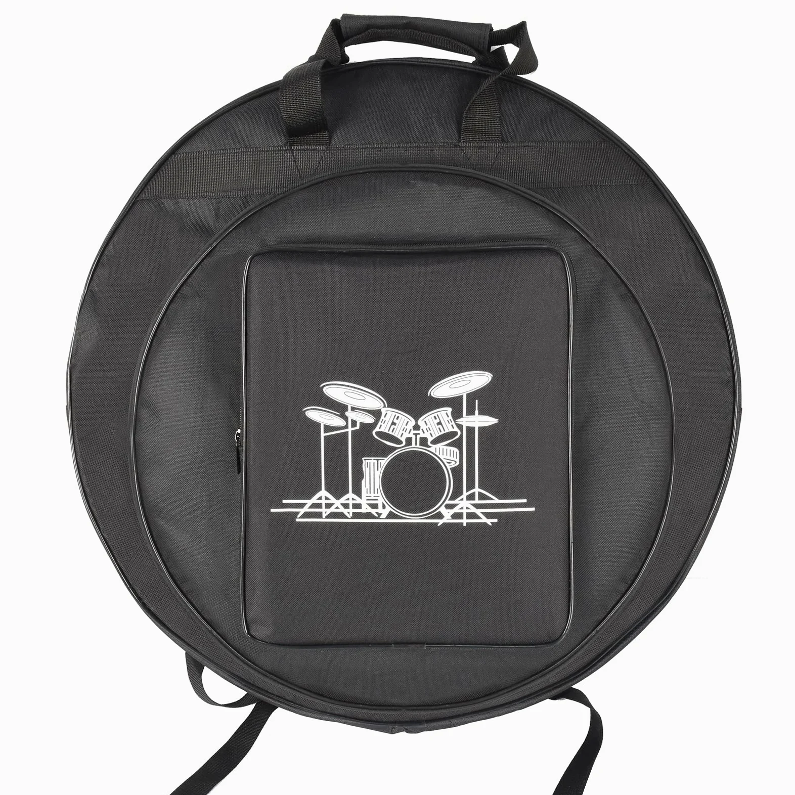 Tosnail 22“ Cymbal Gig Bag mit Tragegriff, strapazierfähigen Schultergurten und Doppeltaschen, ideal zur staubgeschützten Aufbewahrung