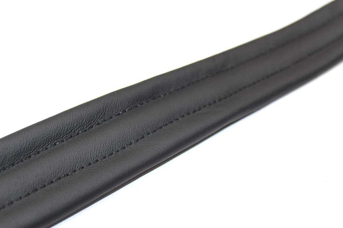 Akkordeon gurt leder 4cm schwarz Schulterriemen 120Bass