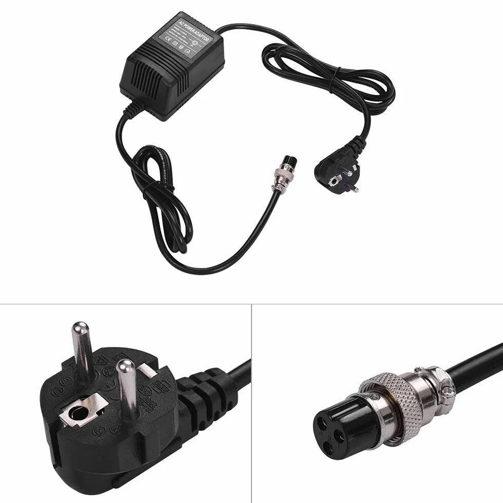 17V 420mA Mischpult Netzadapter AC Adapter 3-poliger Anschluss 220V Eingang EU Stecker für Yamaha F4/F7/6FX/MG82X