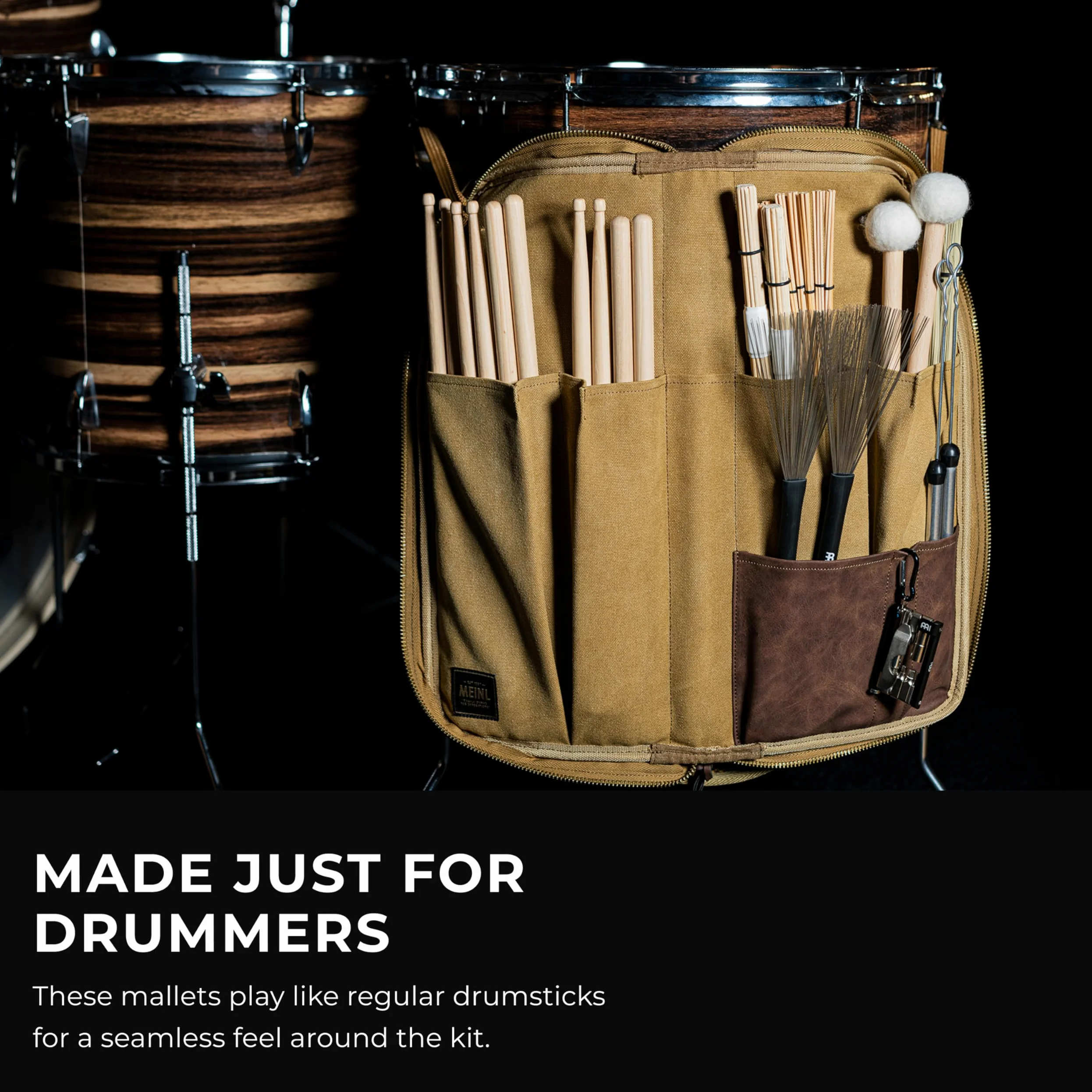 Meinl Medium Drumset Mallet - Concert Percussion Schlägel