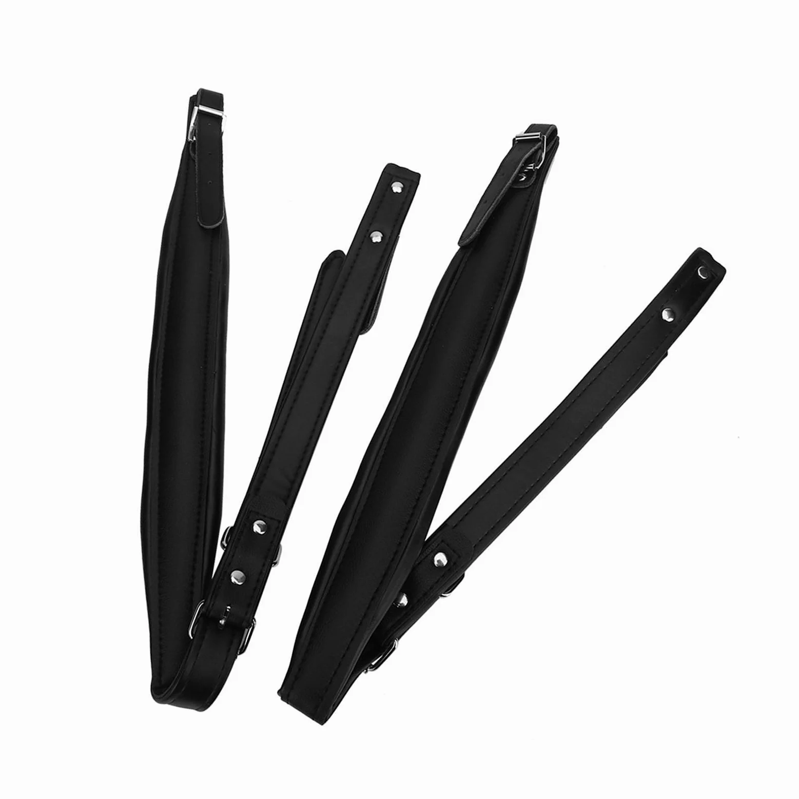 83–110 cm Verstellbare Akkordeongurte,Akkordeon Gurte,PU Akkordeon Schultergurte Gurte,Akkordeon-Schultergurte für 16–120 Bass Akkordeon Musikinstrumenten(Schwarz)