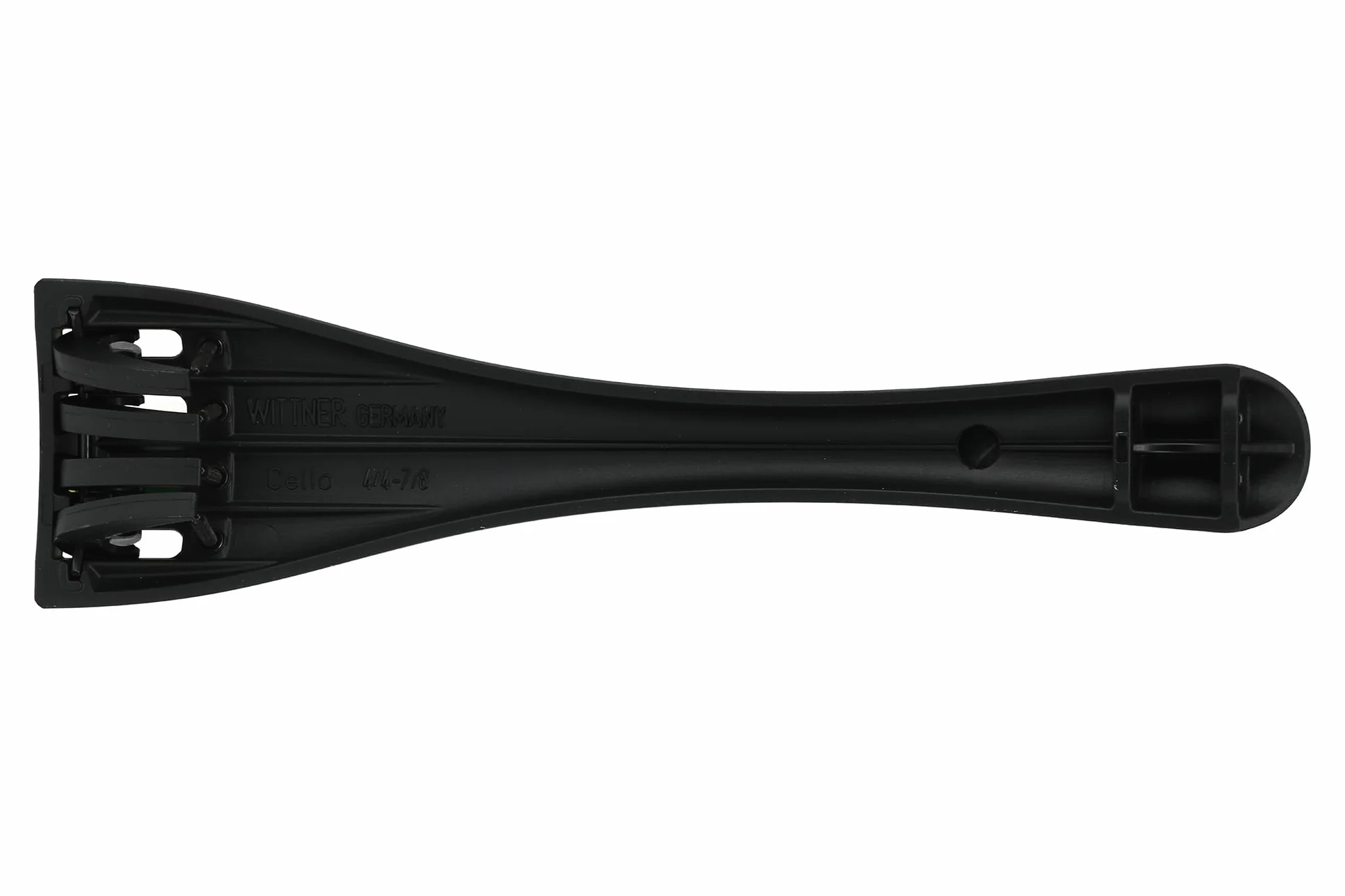 Wittner 919711, Cello Saitenhalter Standard 4/4 - 7/8, Hi-Tech Kunststoff mit 4 Feinstimmern, ultraleicht