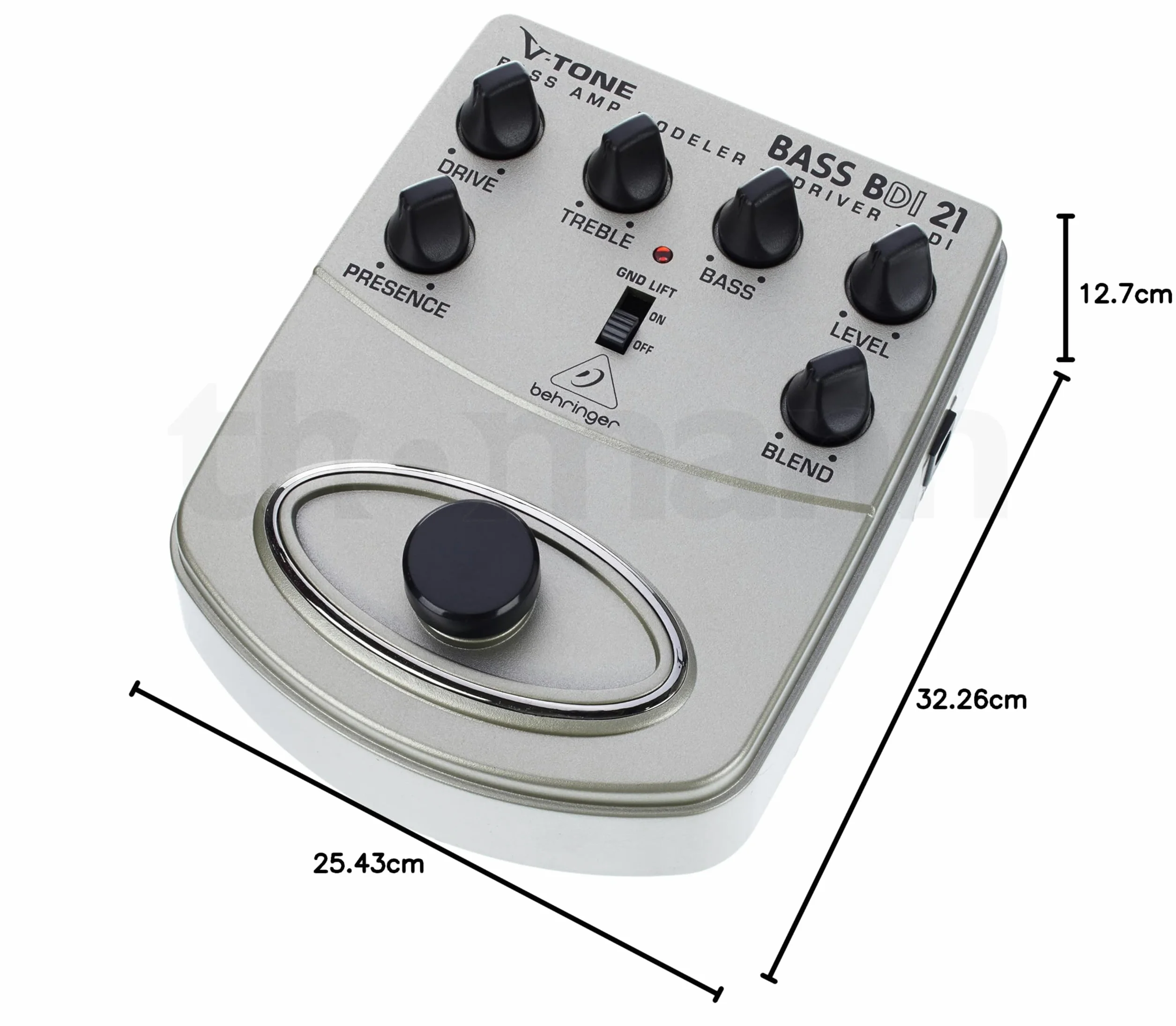 Behringer V-TONE BASS DRIVER DI BDI21 Bass Amp Modeler/Direct Recording Preamp/DI Box