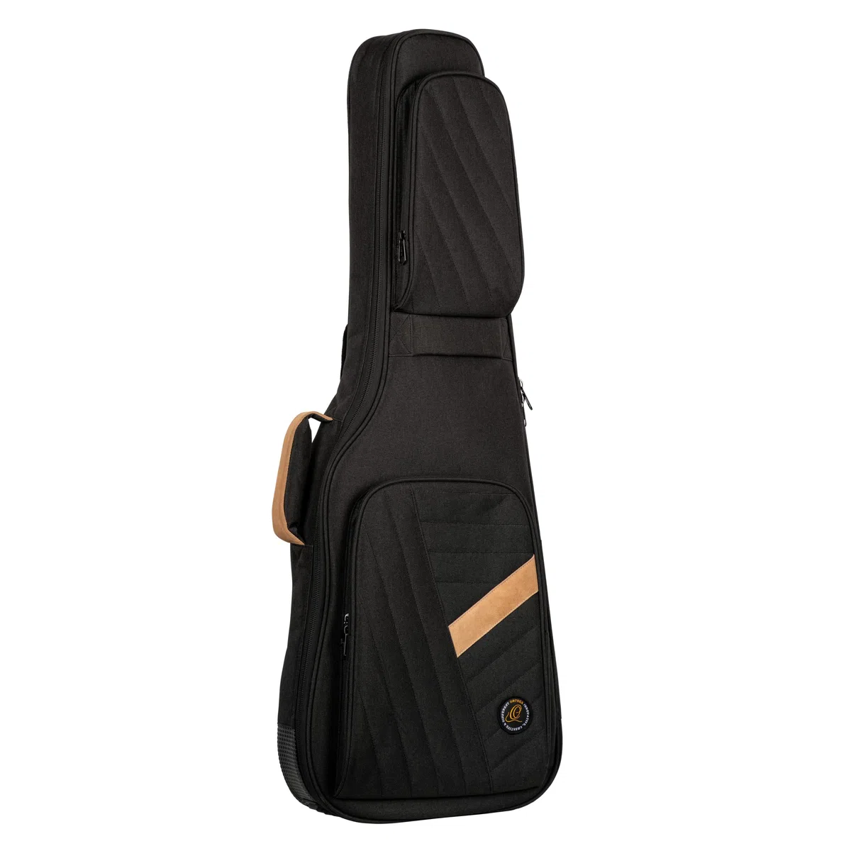 Ortega Guitars Deluxe Guitar Gigbag - E-Gitarren Tasche - Höhe 102 cm - Breite 35 cm - Baumwolle, Schwarz (OGBEG-DLX-BK)