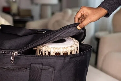 MAHARAJA Tabla Tasche, gepolstert, Premium-Gigbag für Tabla Schlagzeug-Set, passend für Bayan, Dayan, Ringsets und Zubehör, bis zu 55,9 x 38,1 x 30,5 cm – (PDI-TBG1)
