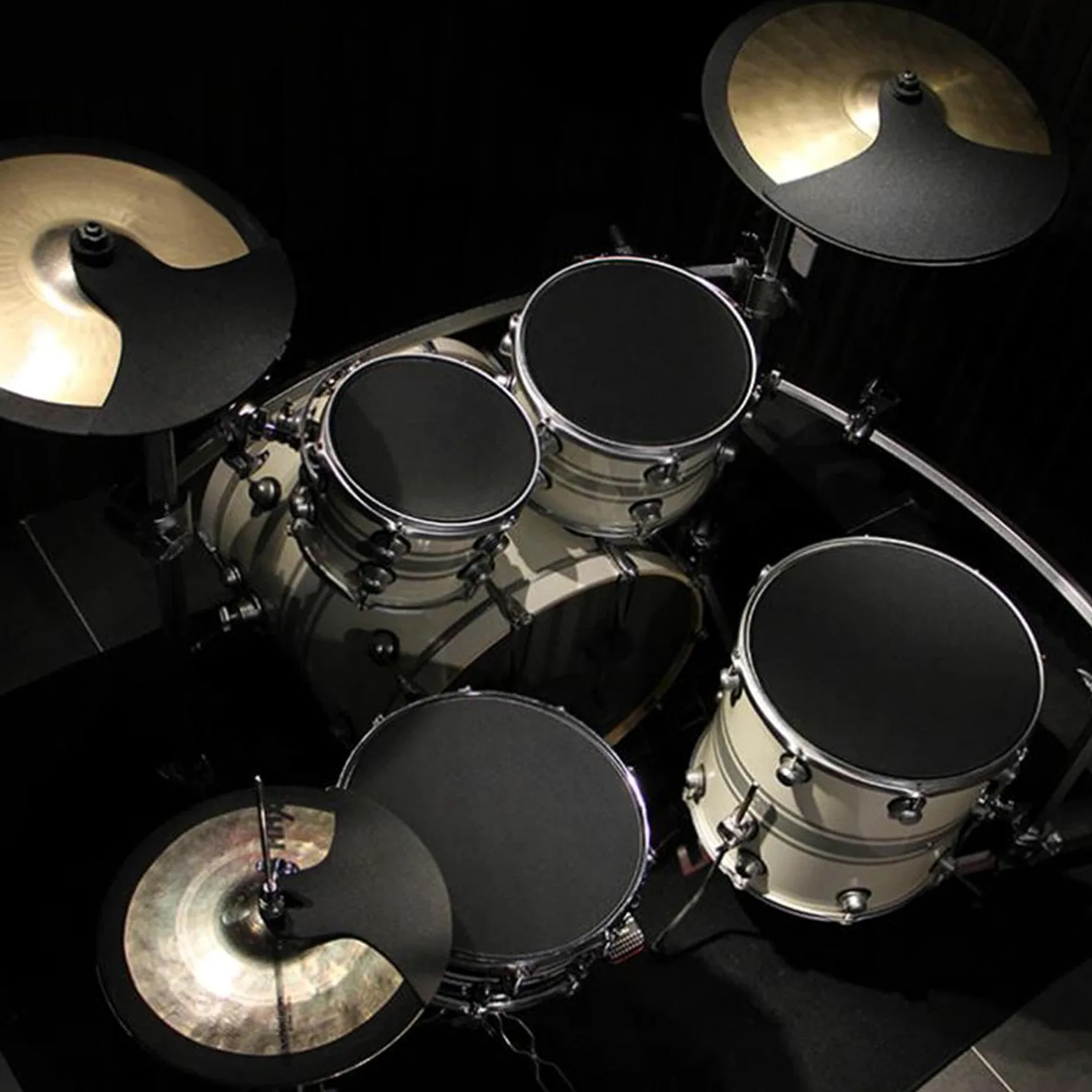 Dämpfer für Schlagzeug, 10 Stück Schalldämpfer Schlagzeug, Dämpfungsringe Schlagzeug Dämmung, Drum Mute Silencer Pads, Dämpfungspad für Bassdrums