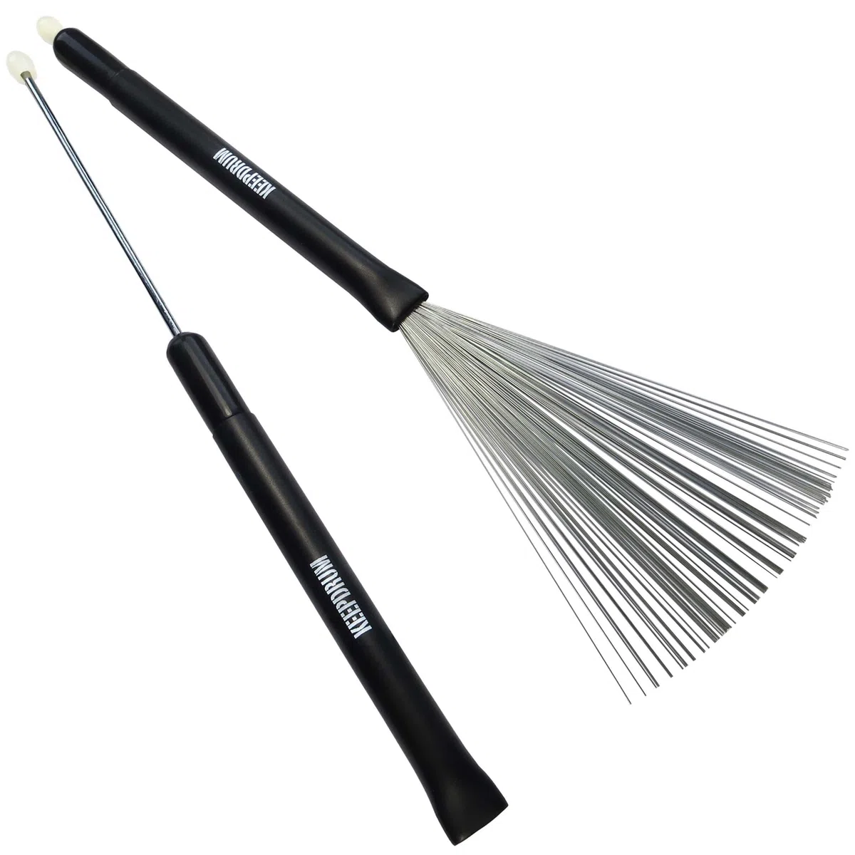 keepdrum SV506 Switch Brush ausziehbar Schlagzeug Besen
