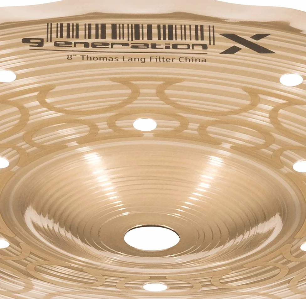 Meinl Cymbals GX-8FCH Generation-X Thomas Lang Signature Filter Chinas 20,3 cm (8 Zoll) Regular Finish