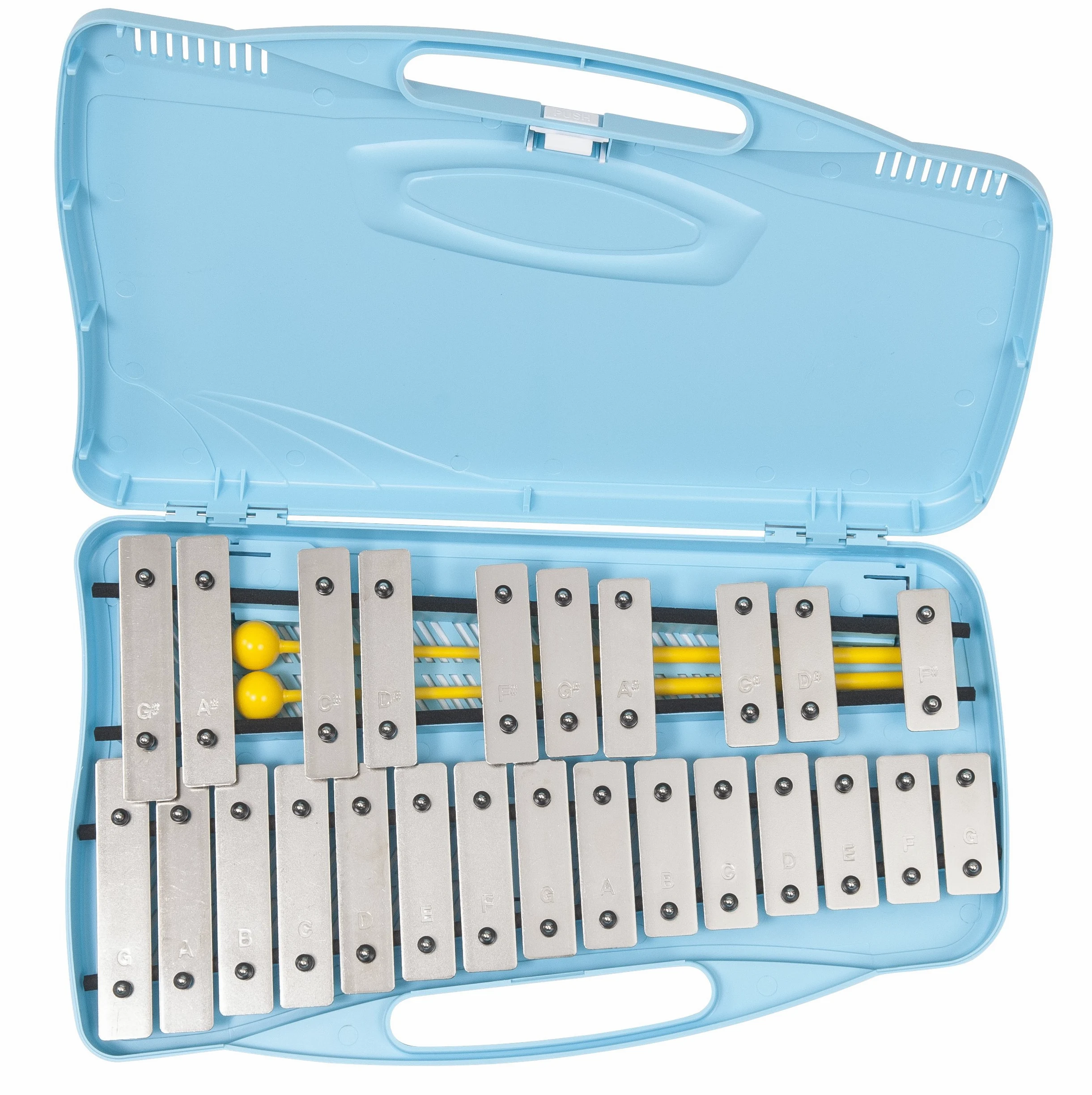 Angel AX25K Glockenspiel 25 Töne G2-G4 blau