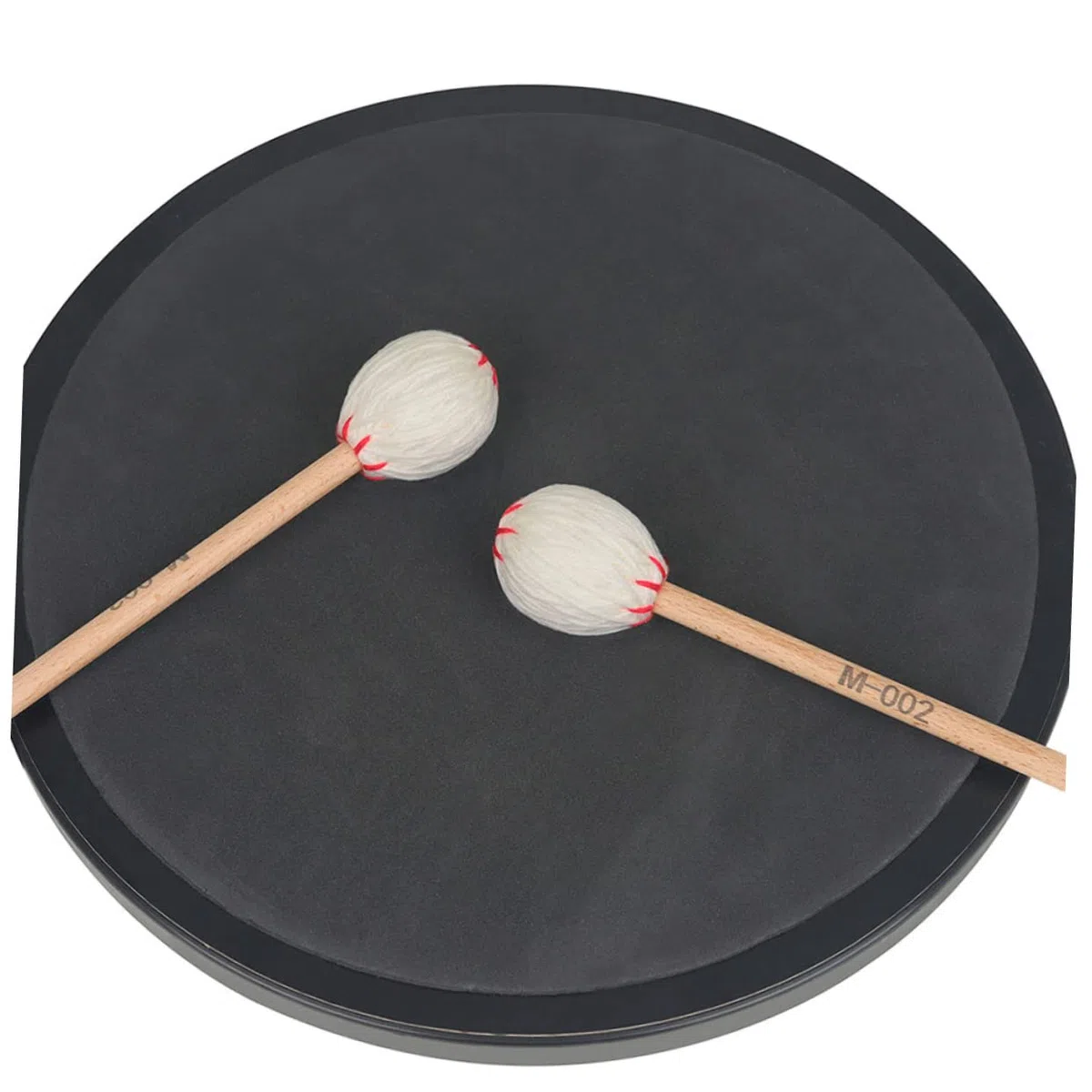 TOYANDONA 2 Stück Professionelle Marimba Hämmer Trommelschlägel aus Robustem Ahornholz mit Langem Griff für Schlaginstrumente