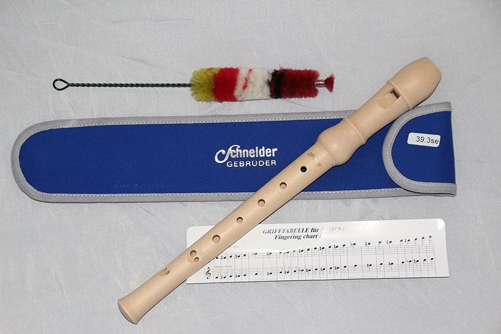 Schneider Blockfloete C-Sopran barocke Griffweise