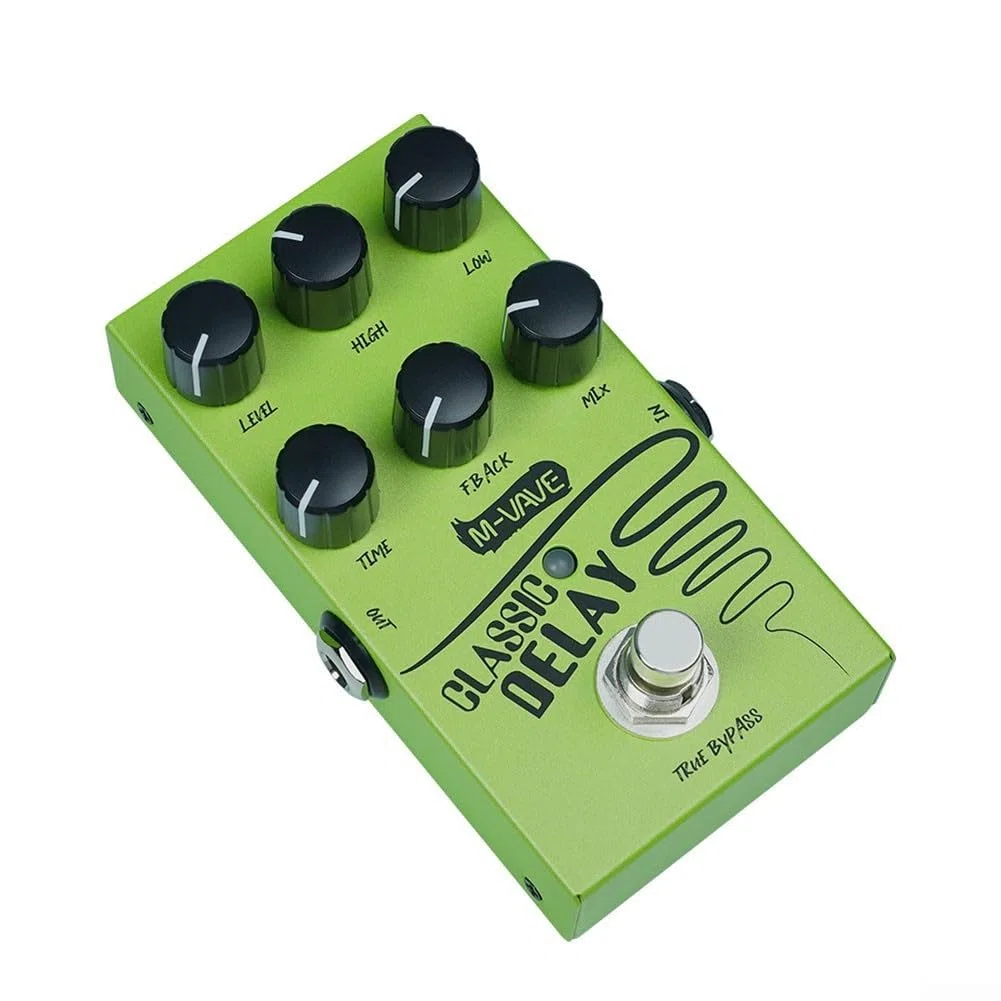 Verbessern Sie Ihre Musik mit einem klassischen analogen Delay-Effektpedal mit True Bypass-Design