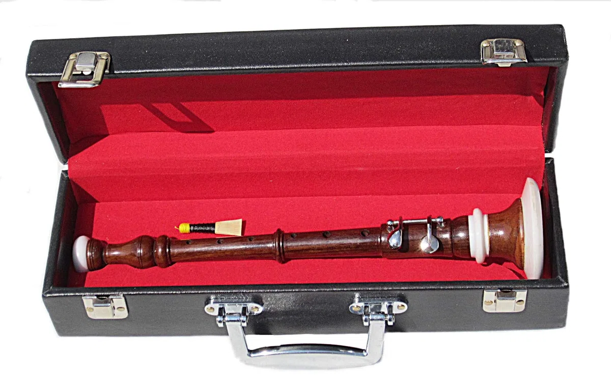 Bombard Chanter aus Rosenholz, Braun, C, NEU mit Case und Ersatzreed