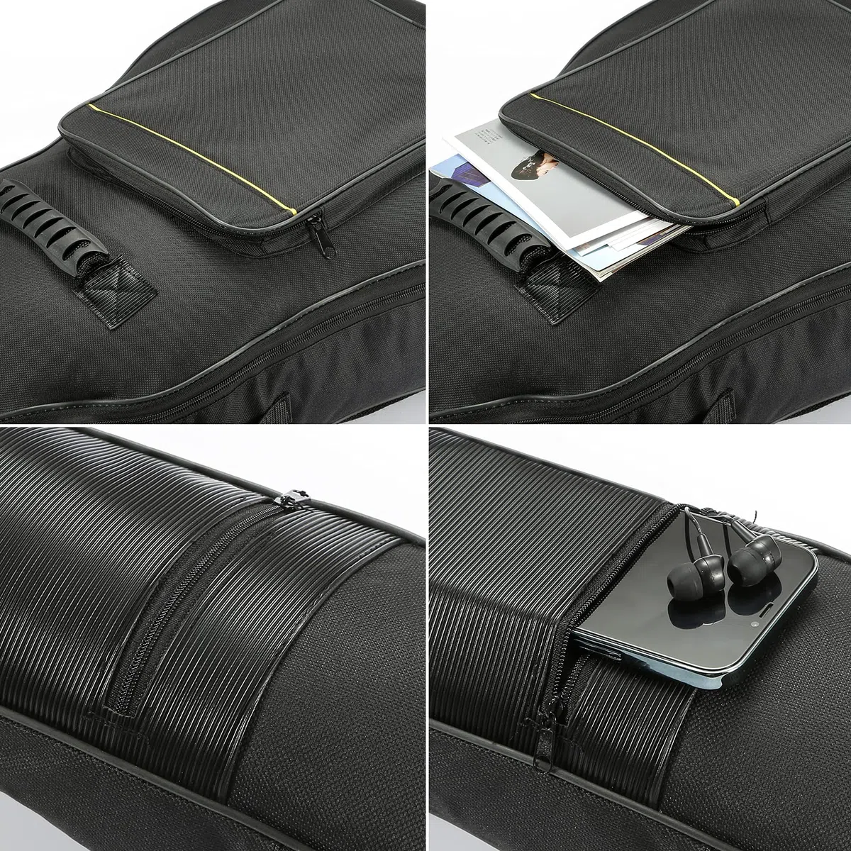 Gitarrentasche 40 41 Zoll Gig Bag Gitarre Tasche Akustik Guitar Bag Backpack Case Oxford Gitarrenhülle Gitarre Rucksack Gitarren Taschen (A2)