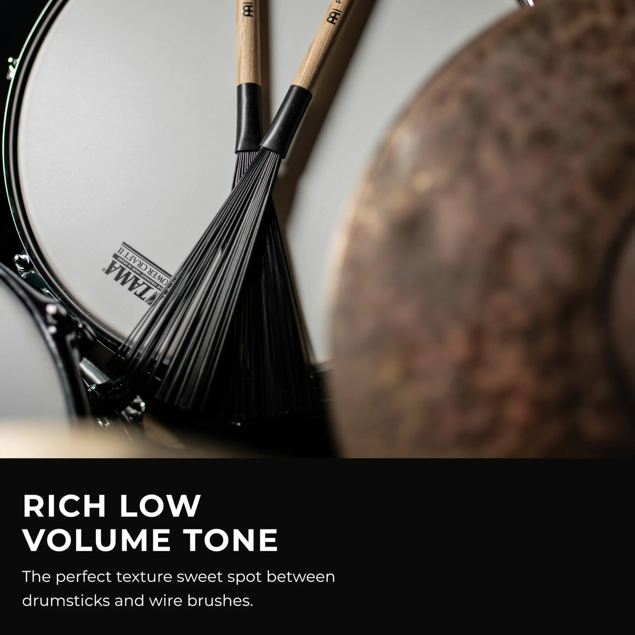 Nylonowe Miotły Fixed (niechowane) Meinl Stick & Brush (SB303)