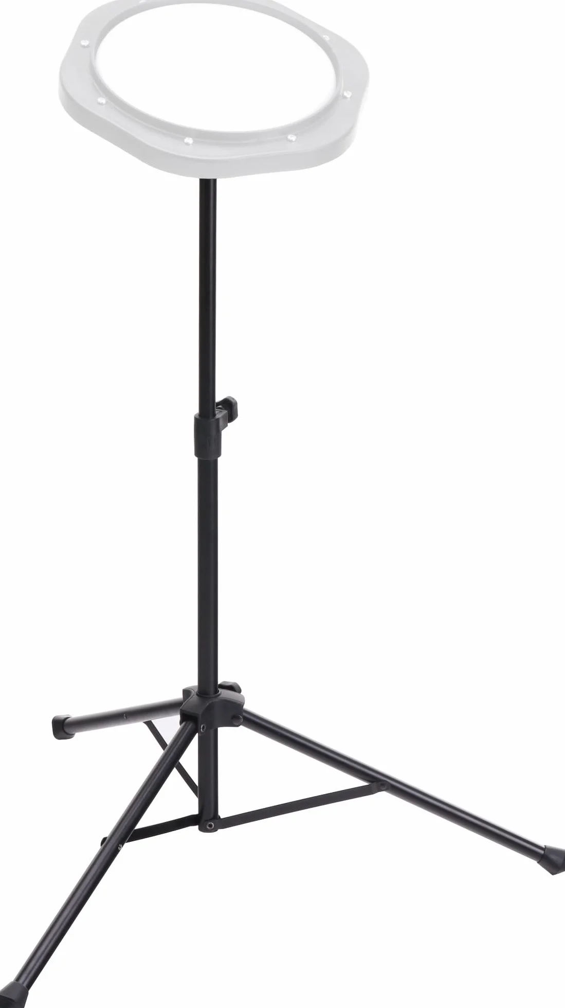 XDrum PPS-1 Practice Pad Ständer mit Tasche (Stativ für Übungspad, kompakt, leicht, Kopfwinkel verstellbar, Gewinde M8) schwarz