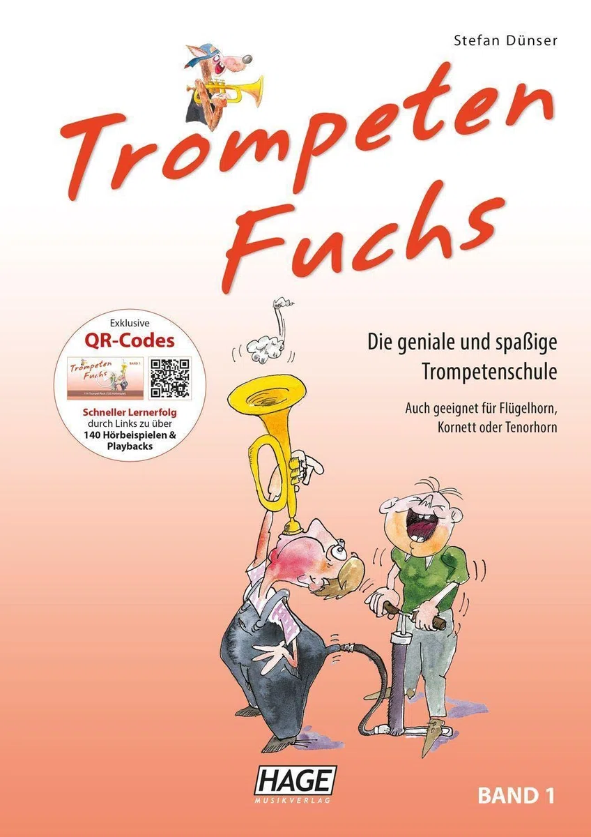 Hage Trompeten-Fuchs - Band 1 - Trompeten-Schule mit Online QR-Codes - 9783866260788