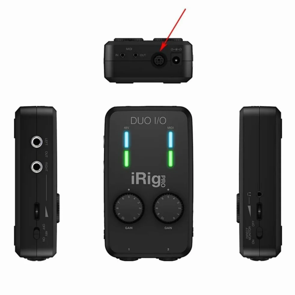 Youtang USB-C auf Mini-Din 7-poliger Stecker Kabel für IK Multimedia iRig-Serie, kompatibel mit HD, HD-A, Keys, I/O 25, I/O49, MIDI 2, Pro, Pro Duo, Pro Duo I/O, Pro I/O, Stream (USB-C auf Min Din, 10