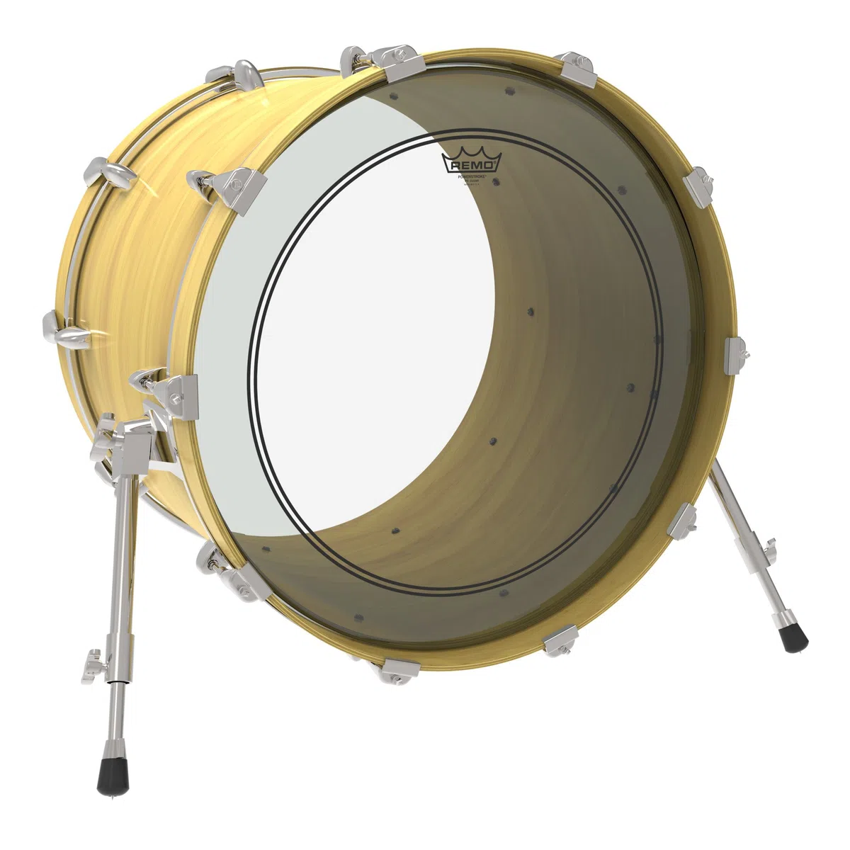 Remo Schlagzeugfell Powerstroke 3 Transparent Bassdrum 18" P3-1318-C2