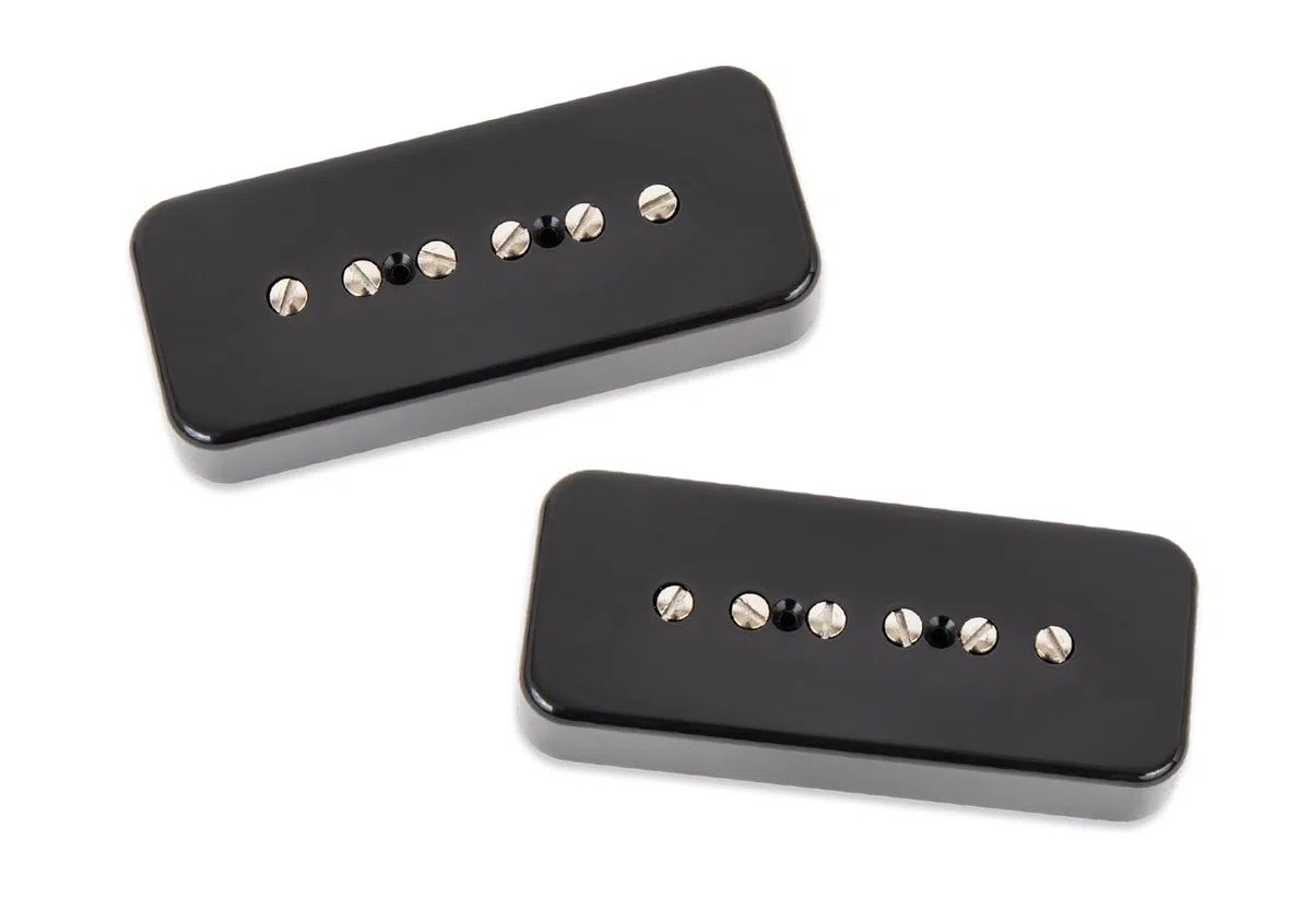 SEYMOUR DUNCAN - Mikrofon für elektrische Gitarre - Gitarren-Pickup-Set Silencer P90 Vintage Schwarz