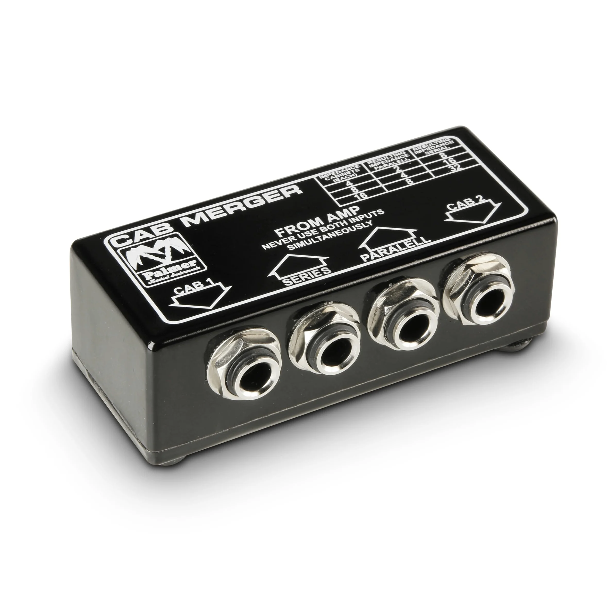 Palmer CAB M - Passiver Summierer für Gitarrenboxen, schwarz