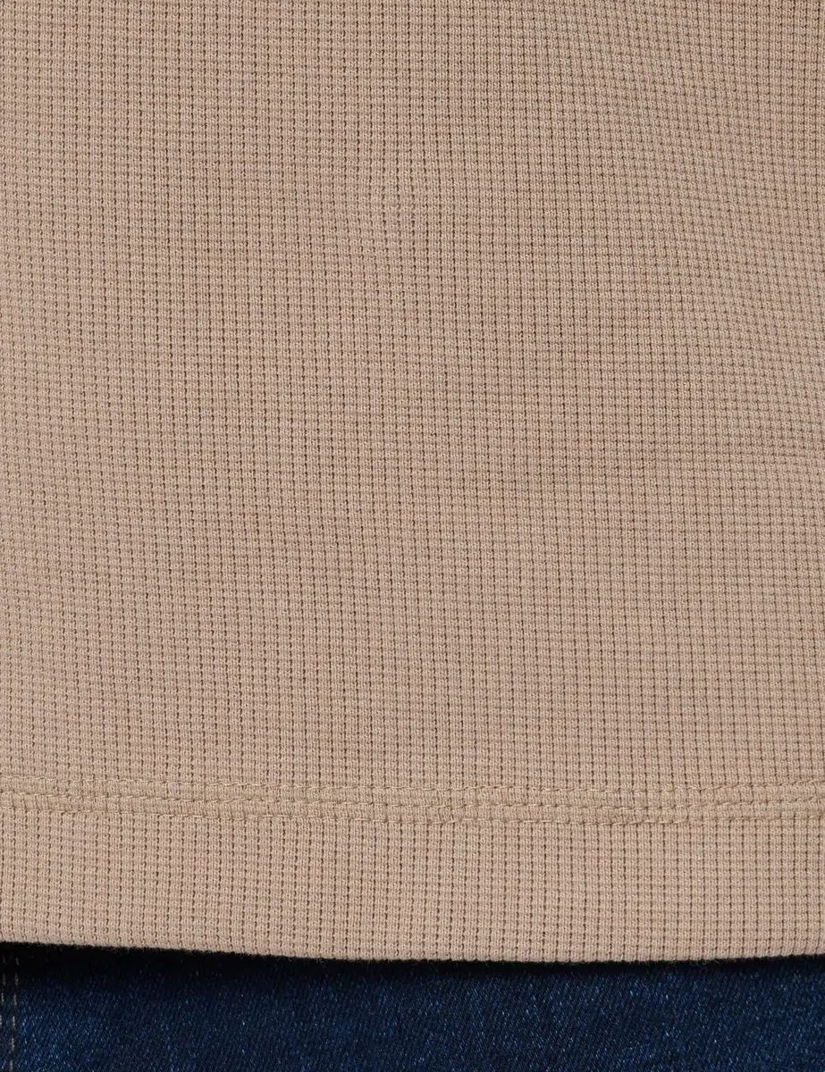 BOSS Herren Petempestolong Poloshirt aus Baumwoll-Mix mit Waffelstruktur