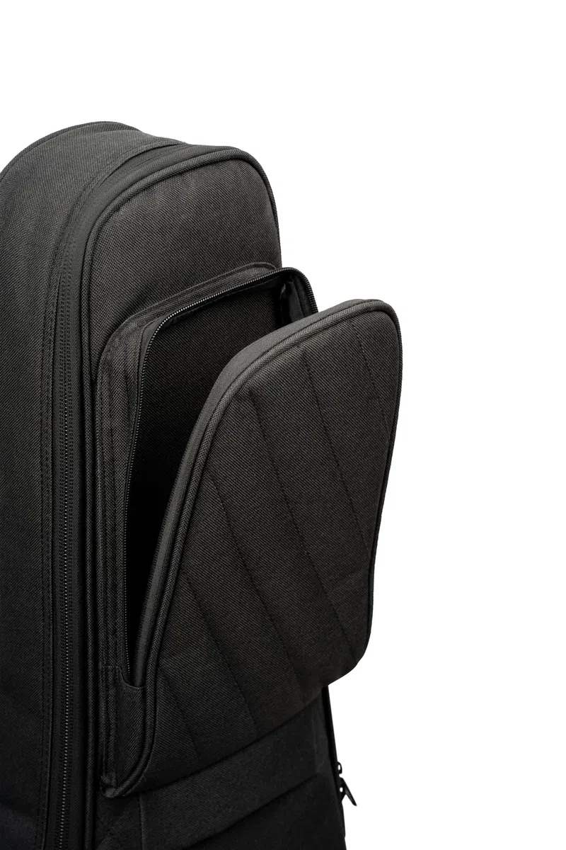 Ortega Guitars Deluxe Guitar Gigbag - E-Gitarren Tasche - Höhe 102 cm - Breite 35 cm - Baumwolle, Schwarz (OGBEG-DLX-BK)