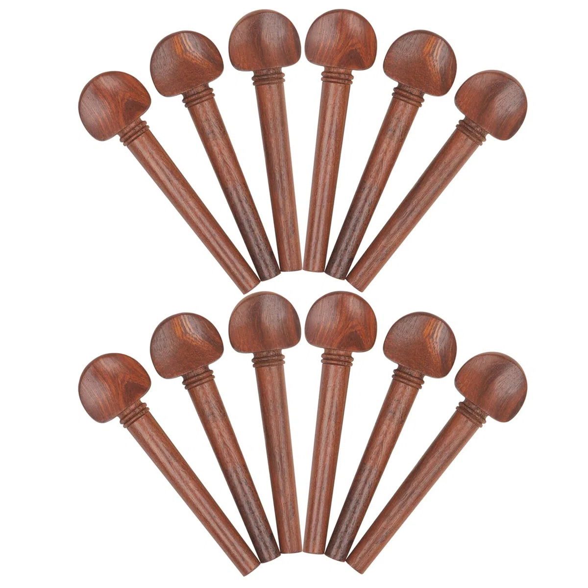 Karlak Oud Pegs Mahagoni Pegs mit Persian Eye Pegs Set für Oud 12 Stück