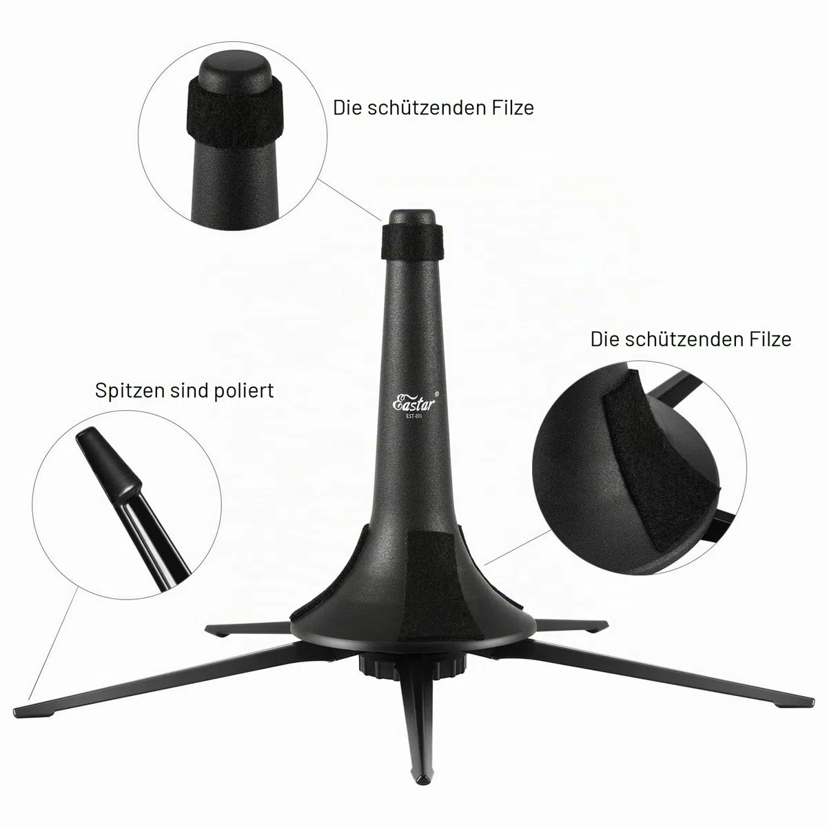 Eastar EST-001 Portable Trumpet Stand