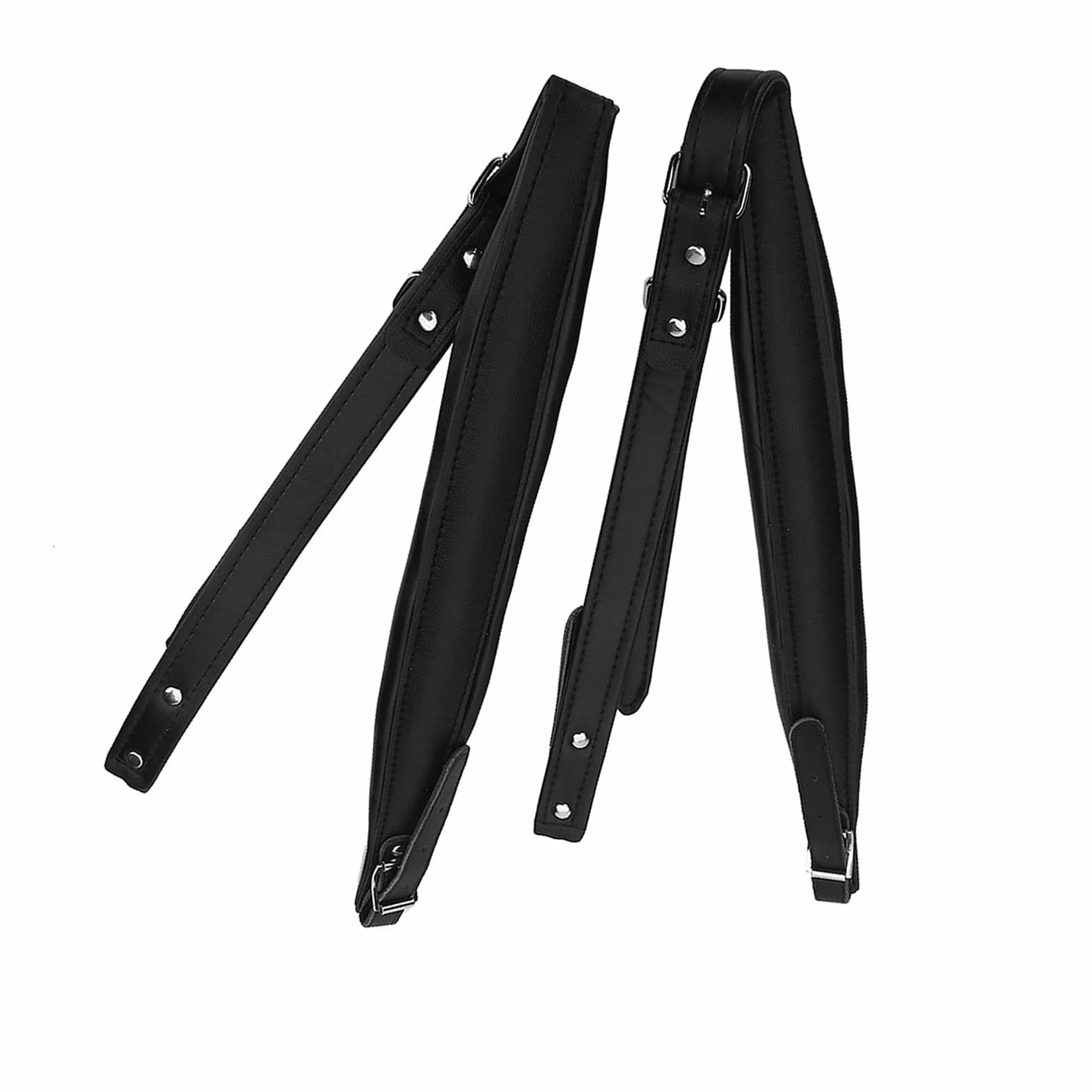 83–110 cm Verstellbare Akkordeongurte,Akkordeon Gurte,PU Akkordeon Schultergurte Gurte,Akkordeon-Schultergurte für 16–120 Bass Akkordeon Musikinstrumenten(Schwarz)