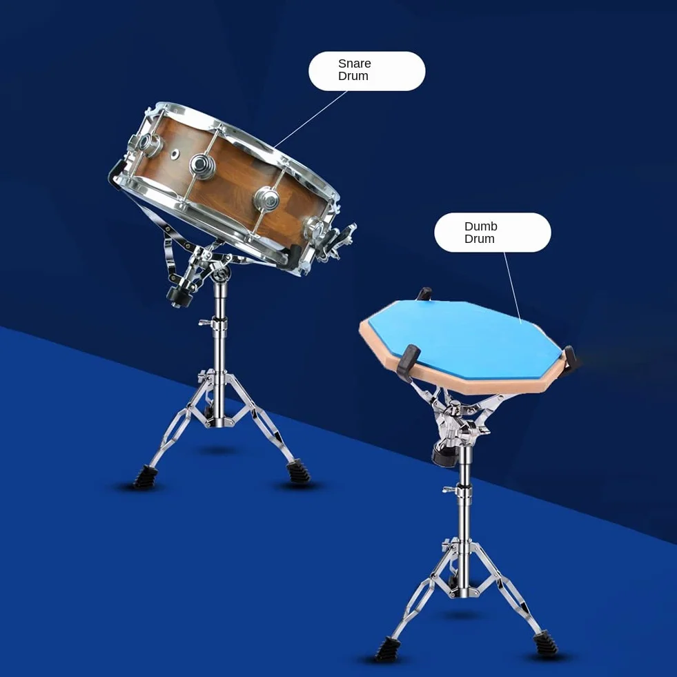 Schlinge Trommel StäNder, Konzert Schlinge Trommel StäNder, Verstellbarer Snare StäNder, Doppelstrebig für 8 14 Trommeln, Stahlzungentrommel