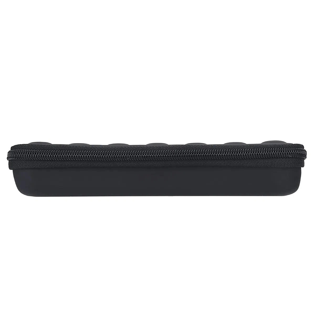 Mundharmonika-Etui, Tragetasche, Aufbewahrungstasche, Etuis und Taschen für 7 Mundharmonikas, PU-Leder, Schwarze Mundharmonika mit Reißverschluss