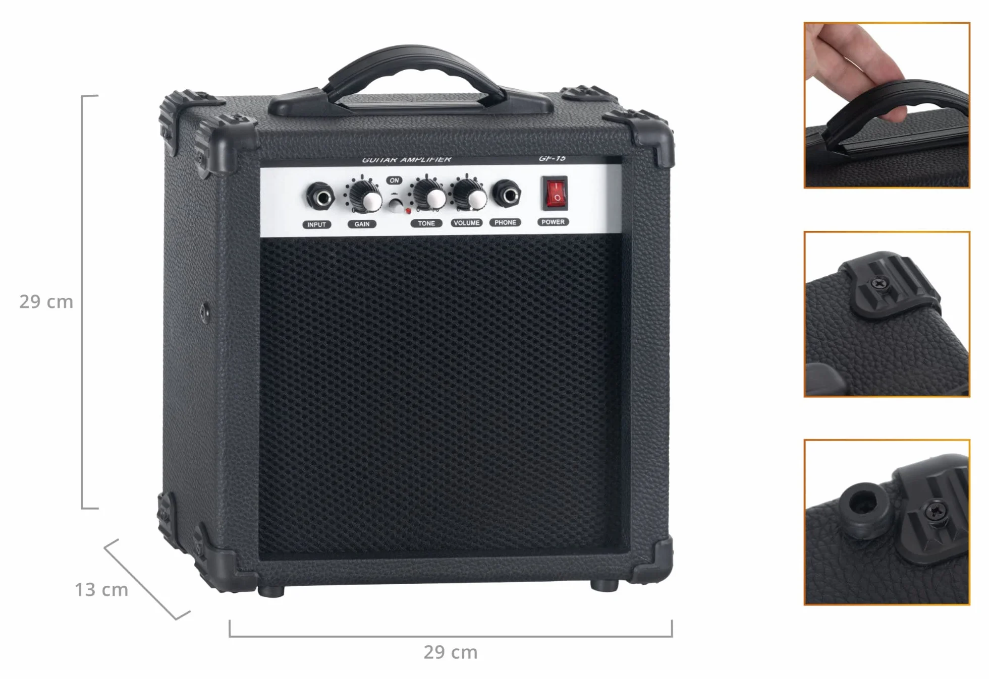 Rocktile ST-Pack Komplettset E-Gitarre Black (Verstärker, Stimmgerät, Tremolo, Tasche, Kabel, Gurt, Plecs, Ersatzsaiten und Schule mit CD/DVD)