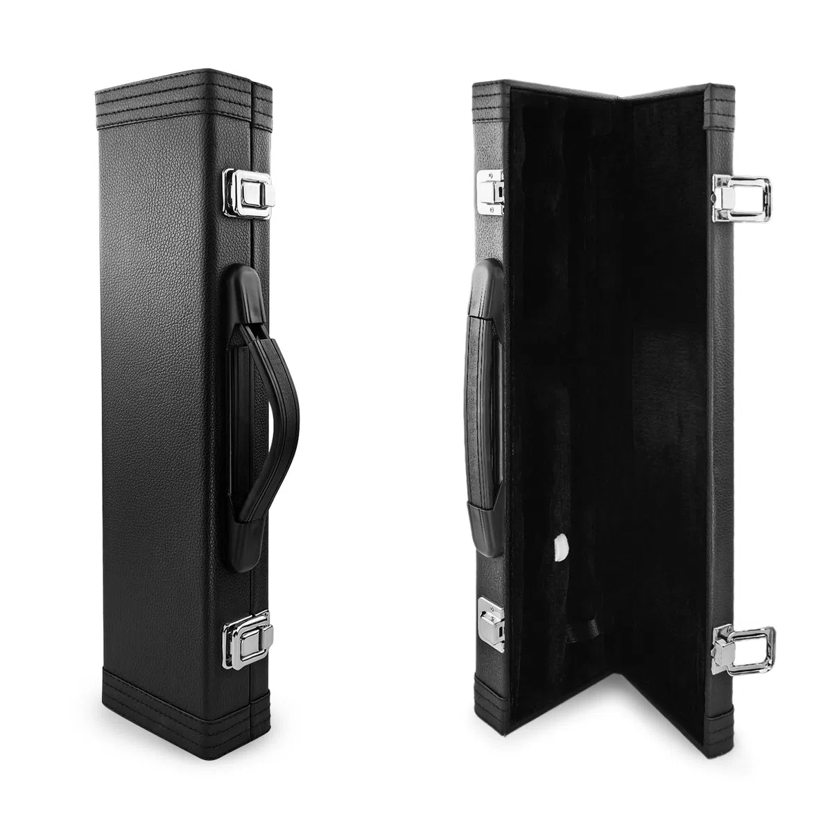 Flötenkoffer Querflöte, Flötentasche Tasche für Querflöte Gigbag Konzertflöte, Flöte Hard Case Aufbewahrung von Piccolo mit Verriegelungsriegel für Flötenspieler Musikergeschenk