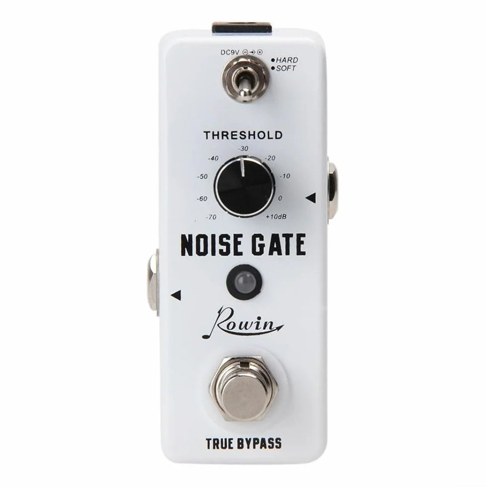 Noise Gate Pedal LEF-319, Noise Killer Gitarrenpedal Noise Suppressor Effect 2 Modi für E-Gitarre und Bass True Bypass