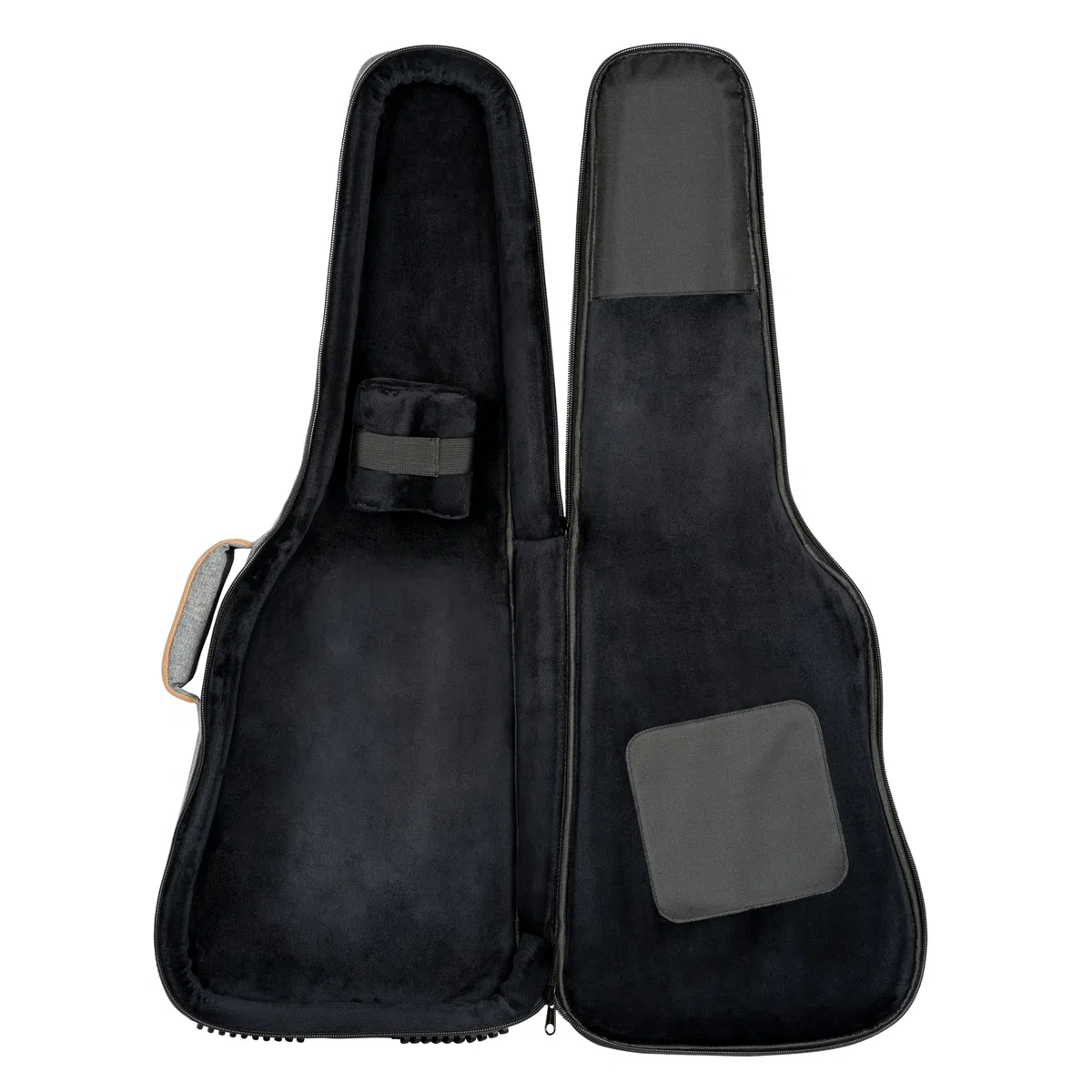 Ortega Guitars Deluxe Guitar Gigbag - E-Gitarren Tasche - Höhe 102 cm - Breite 35 cm - Baumwolle, Grau (OGBEG-DLX-GY)